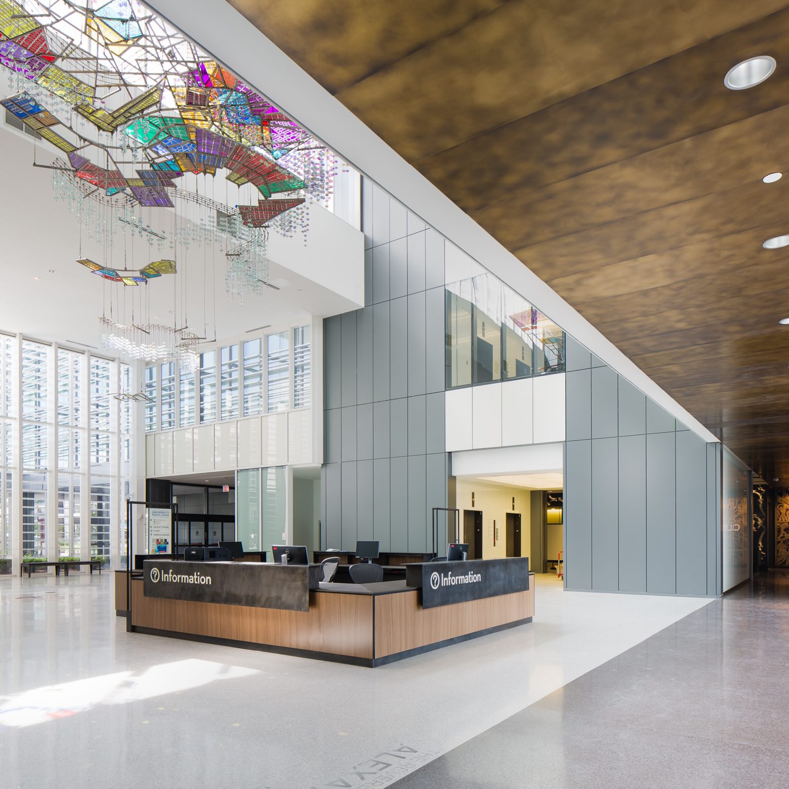 LSU Univeristy Medical Center Interior Atrium